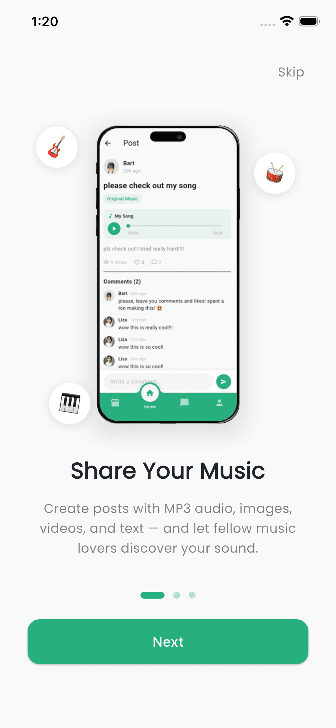 Music Share Screenshot 1