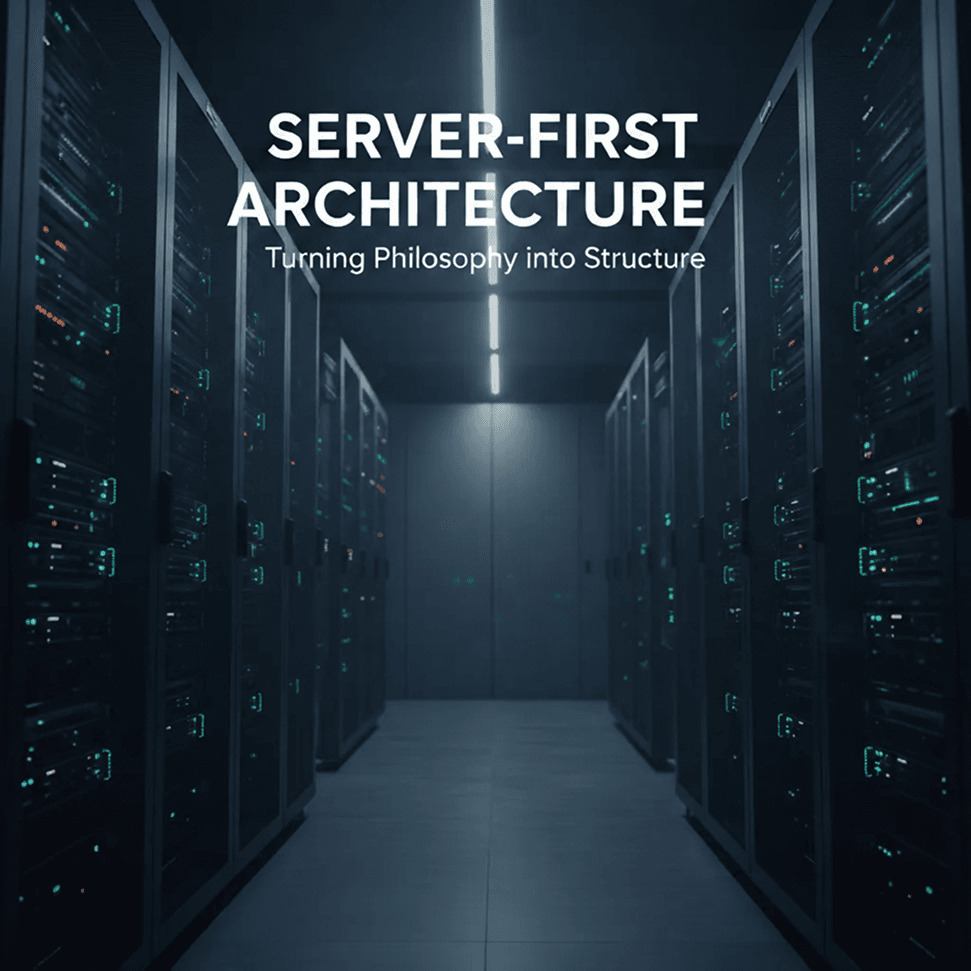 Server-First Architecture: Turning Philosophy into Structure