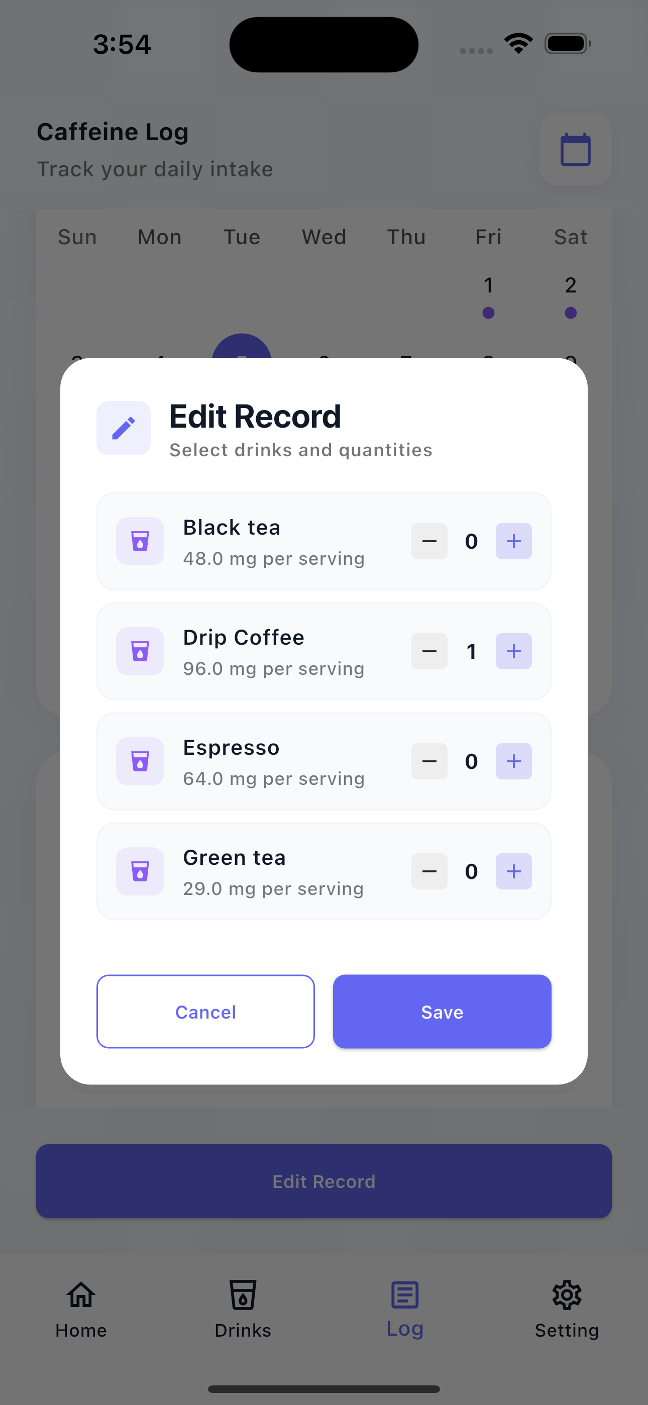 Caffelog Screenshot 4